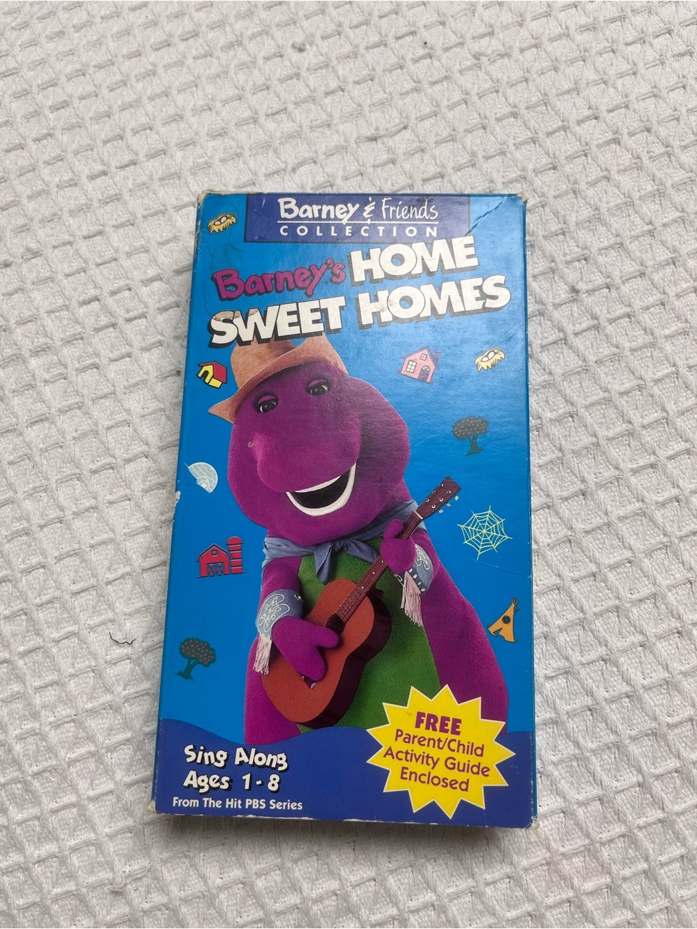 Barney & Friends Home Sweet Homes VHS - Purple Kids Sing-Along